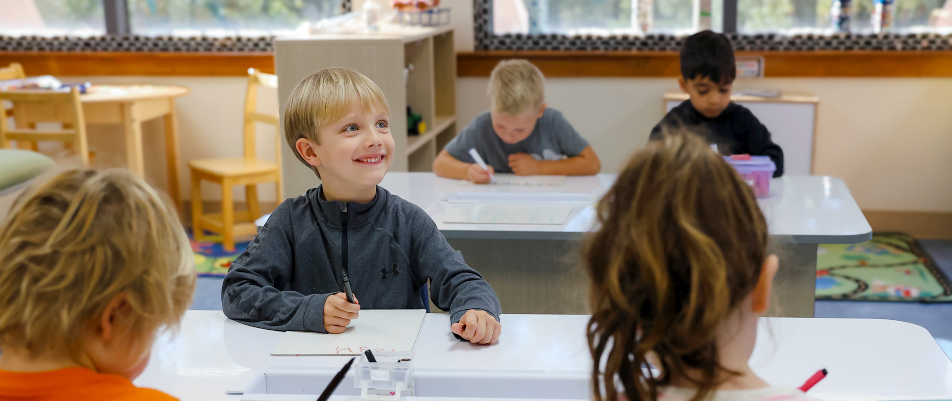 <p>Kindergarten 2027–28<br />
<strong>Apply now!</strong><br />
<em>Full & Half Day Programs</em></p>
